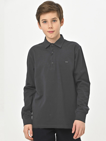 4752 Поло дл.р. д/м (темно-серый весь размерный ряд)