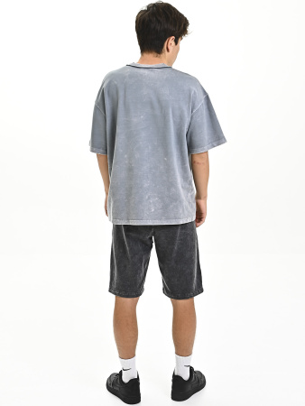 4660-C Футболка д/м (серый весь размерный ряд)