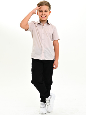 4076 Рубашка дл.р. д/м (бежевый весь размерный ряд)