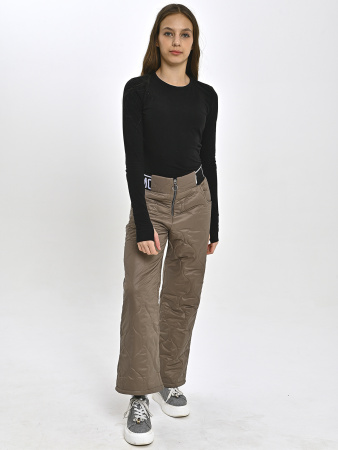 2378S Брюки болоневые д/д (темно-бежевый весь размерный ряд)