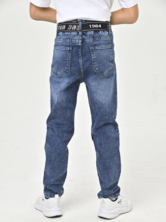 2-1238 Джинсы д/м (синий весь размерный ряд)