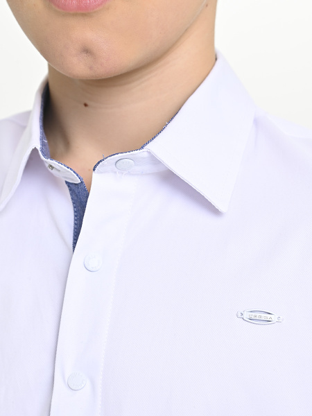 4782 Рубашка дл.р. д/м (белый весь размерный ряд)