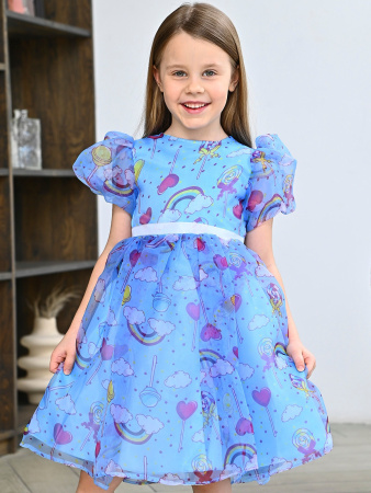 2408KG-2 Платье (голубой 28(110))