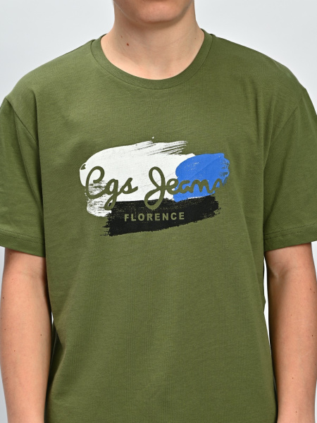 2164 Футболка д/м (хаки весь размерный ряд)