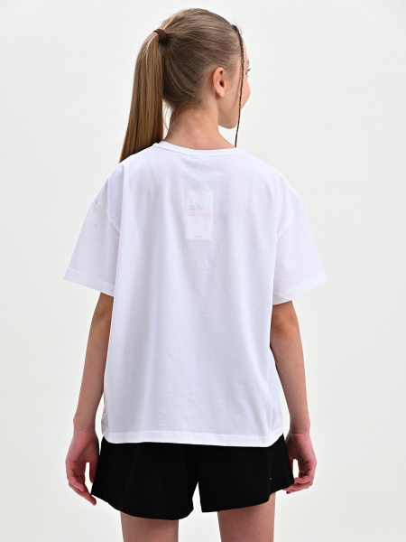 10457 Футболка д/д (белый размер 122)