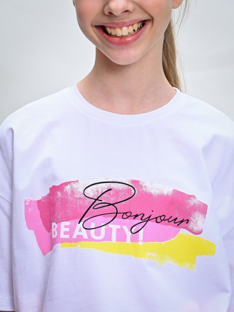 10362 Футболка д/д (белый весь размерный ряд)