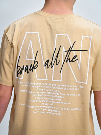 2294 Футболка д/м (бежевый весь размерный ряд)