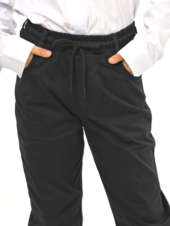 2528 Брюки д/м (черный весь размерный ряд)