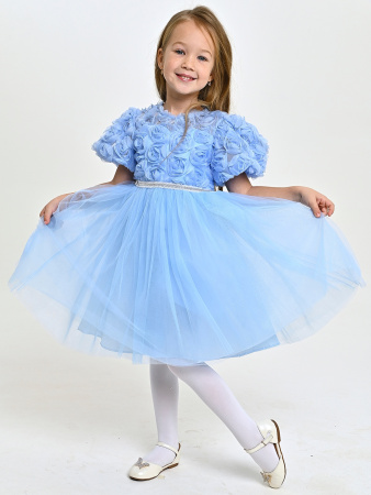2585KG Платье д/д (голубой весь размерный ряд)
