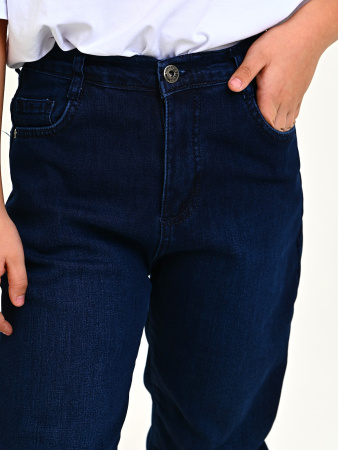 2-1143 Джинсы утепл. д/м (синий весь размерный ряд)