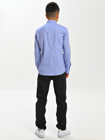 4976 Рубашка дл.р. д/м (ярко-голубой весь размерный ряд)