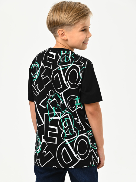 3183 Футболка д/м (черный весь размерный ряд)