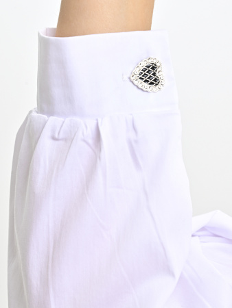 3027-Ch Блузка д/д (белый весь размерный ряд)