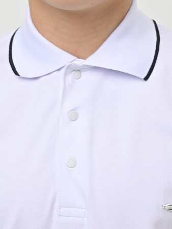 4919 Поло дл.р. д/м (белый весь размерный ряд)