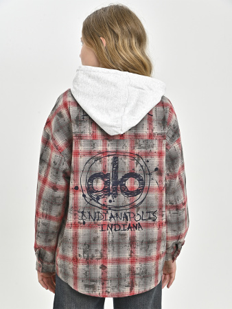 85Q322-Ch Рубашка (красный весь размерный ряд)