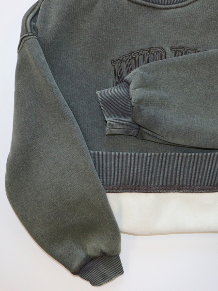 5064-Ch Толстовка утепленная д/м (хаки весь размерный ряд)