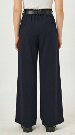 2201KG Брюки палаццо д/д (темно-синий весь размерный ряд)