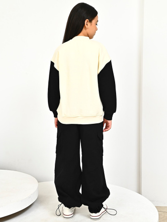 10494 Толстовка утепл. д/д (кремовый весь размерный ряд)