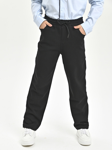 5026 Брюки д/м трик. (черный весь размерный ряд)