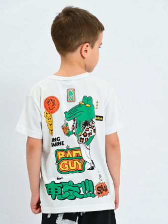 2182 Футболка д/м (белый весь размерный ряд)