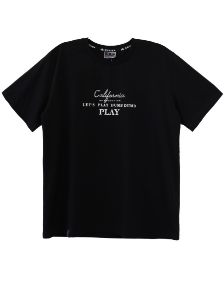 3179 Футболка д/м (черный 158)