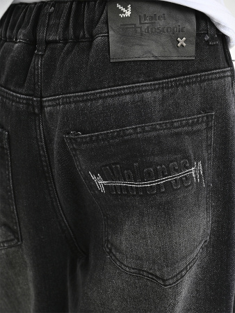 25563-Ch Джинсы утепленные д/м (темно-синий весь размерный ряд)