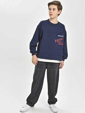 85Q317-Ch Джемпер (темно-синий весь размерный ряд)