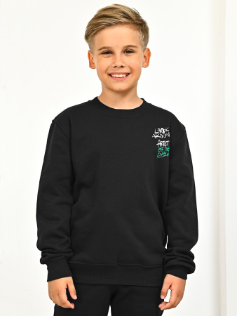 2839 Джемпер д/м (черный весь размерный ряд)