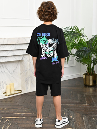 3042 Бриджи д/м (черный весь размерный ряд)