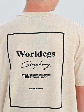 2290 Футболка д/м (бежевый весь размерный ряд)