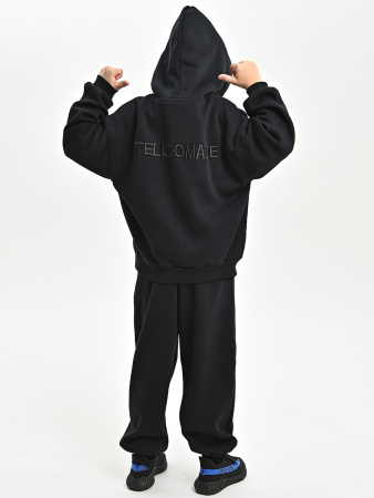 5023-Ch Костюм утепленный д/м (черный весь размерный ряд)