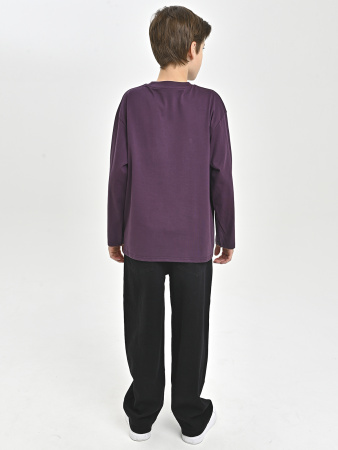 85Q311-Ch Лонгслив д/д (фиолетовый весь размерный ряд)