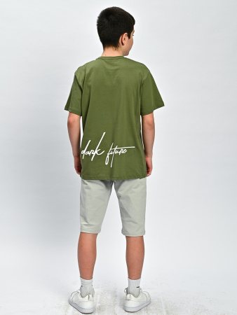 2184 Футболка д/м (хаки весь размерный ряд)