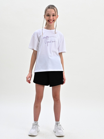 10457 Футболка д/д (белый размер 122)