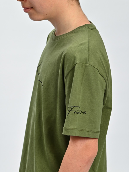 2231 Футболка д/м (хаки весь размерный ряд)