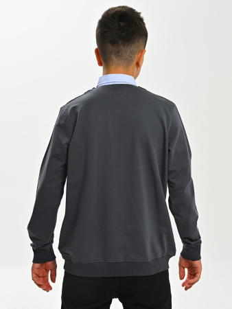 2469 Джемпер/обманка д/м (серый весь размерный ряд)