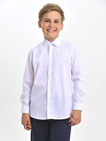 26887-S Рубашка дл.р. д/м (белый 122)