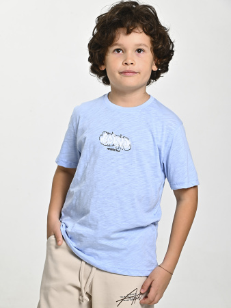 4621 Футболка д/м (голубой весь размерный ряд)