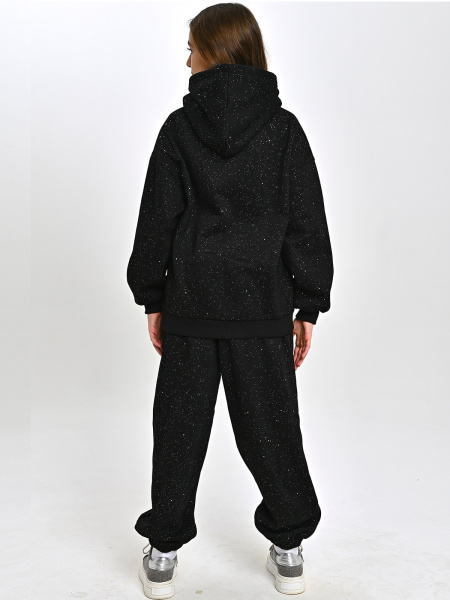 5019-Ch Костюм утепленный д/д (черный весь размерный ряд)