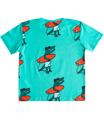 3078 Футболка д/м (изумруд 98)