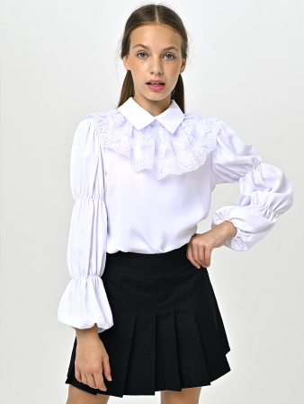 2411KG Блузка дл.р.  (белый весь размерный ряд)