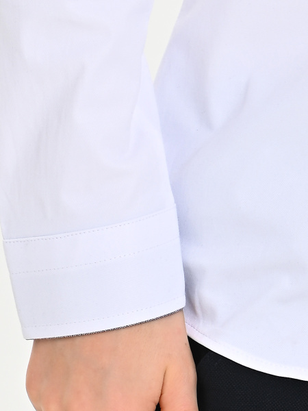 4782 Рубашка дл.р. д/м (белый весь размерный ряд)