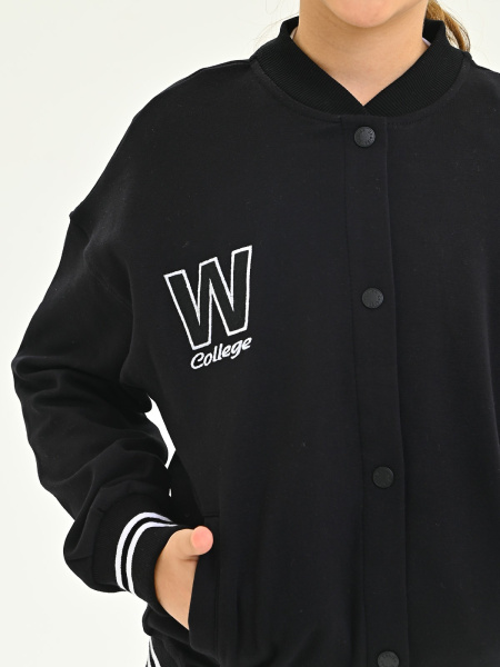 10499 Толстовка утепл. д/д (черный размер 128)