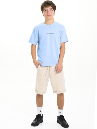 4628 Футболка д/м (голубой весь размерный ряд)