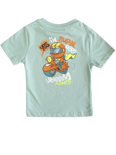 124020 Футболка д/м (фисташковый 86)