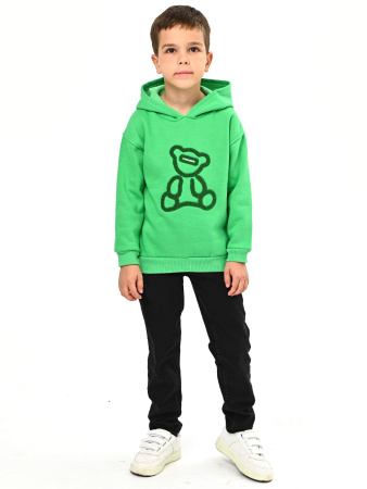 224406 Толстовка утепл. д/м (зеленый весь размерный ряд)