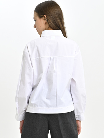 3026-Ch Блузка д/д (белый весь размерный ряд)