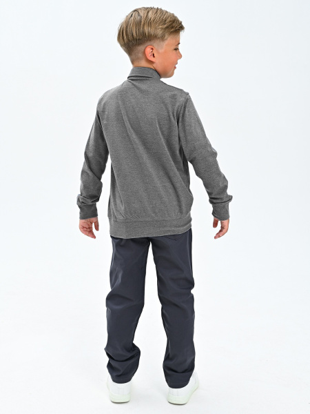 2571 Поло дл.р. д/м (темно-серый весь размерный ряд)