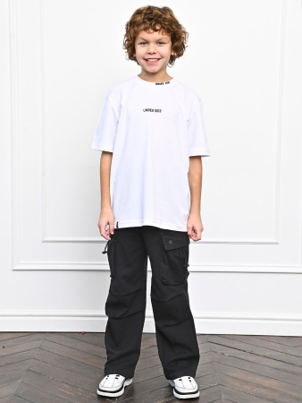 24205KG Брюки карго уни. (черный весь размерный ряд)