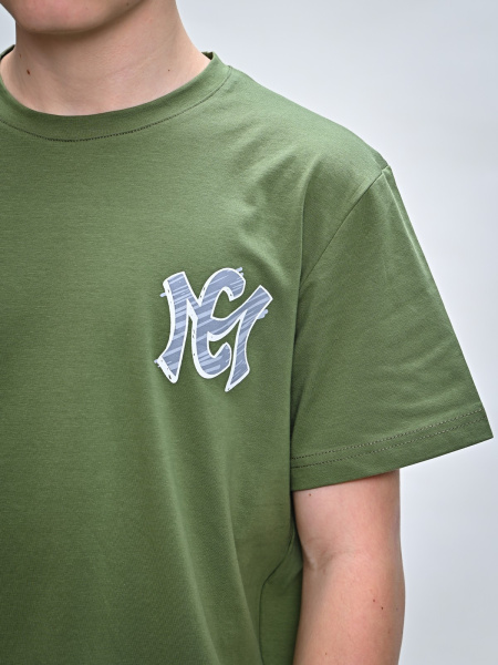 2308 Футболка д/м (хаки весь размерный ряд)